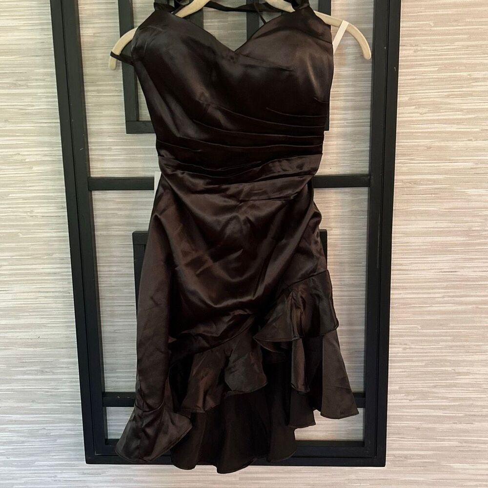 NWT Wear Your Love black 80s style evening, dress, ballgown prom, dress, bridesm